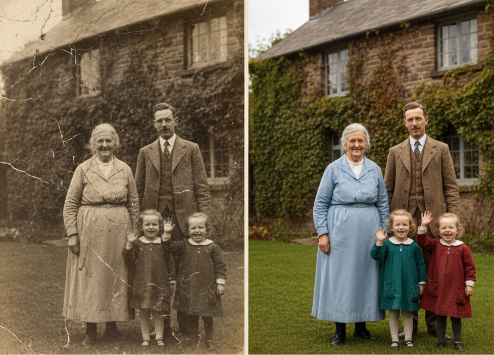 Restauration – Alte oder beschädigte Fotos reparieren